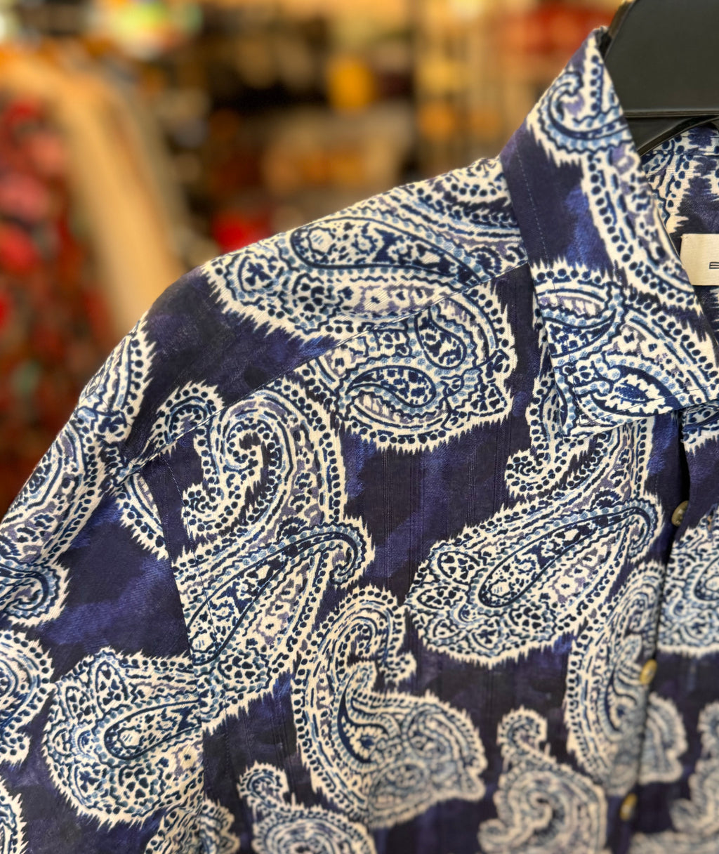 ETRO Men’s Paisley Button Up Long Sleeve Shirt Sz. 41 / Large