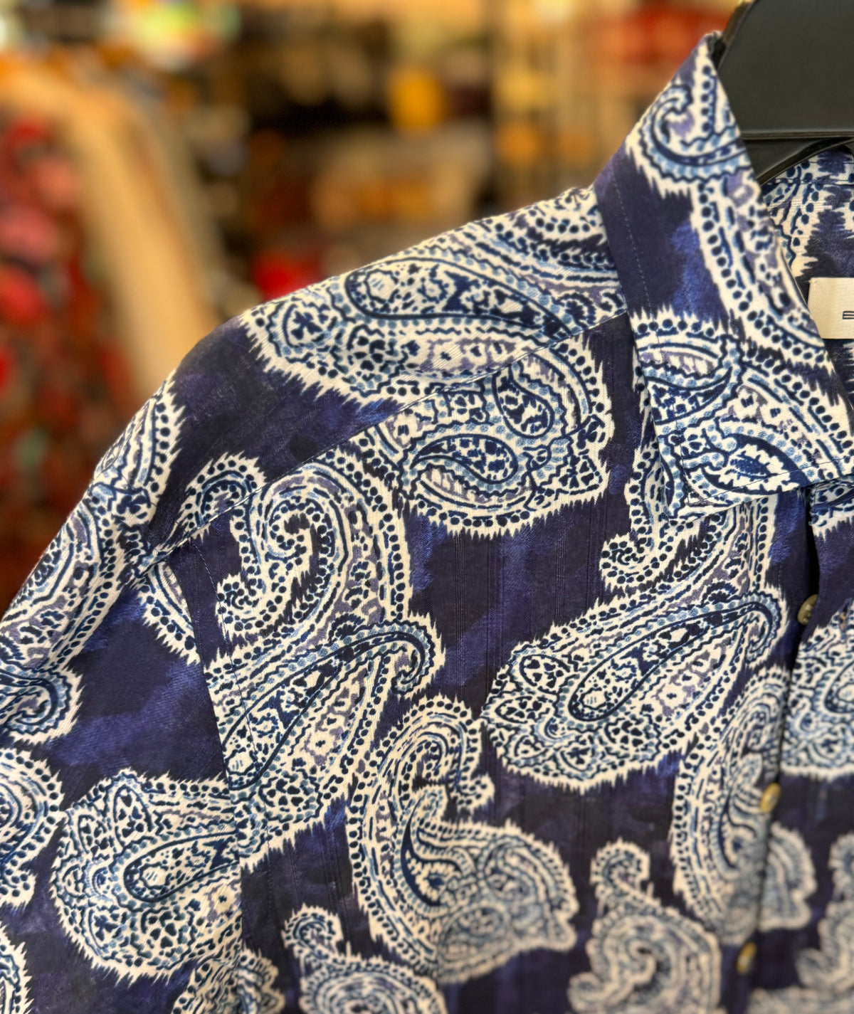 ETRO Men’s Paisley Button Up Long Sleeve Shirt Sz. 41 / Large