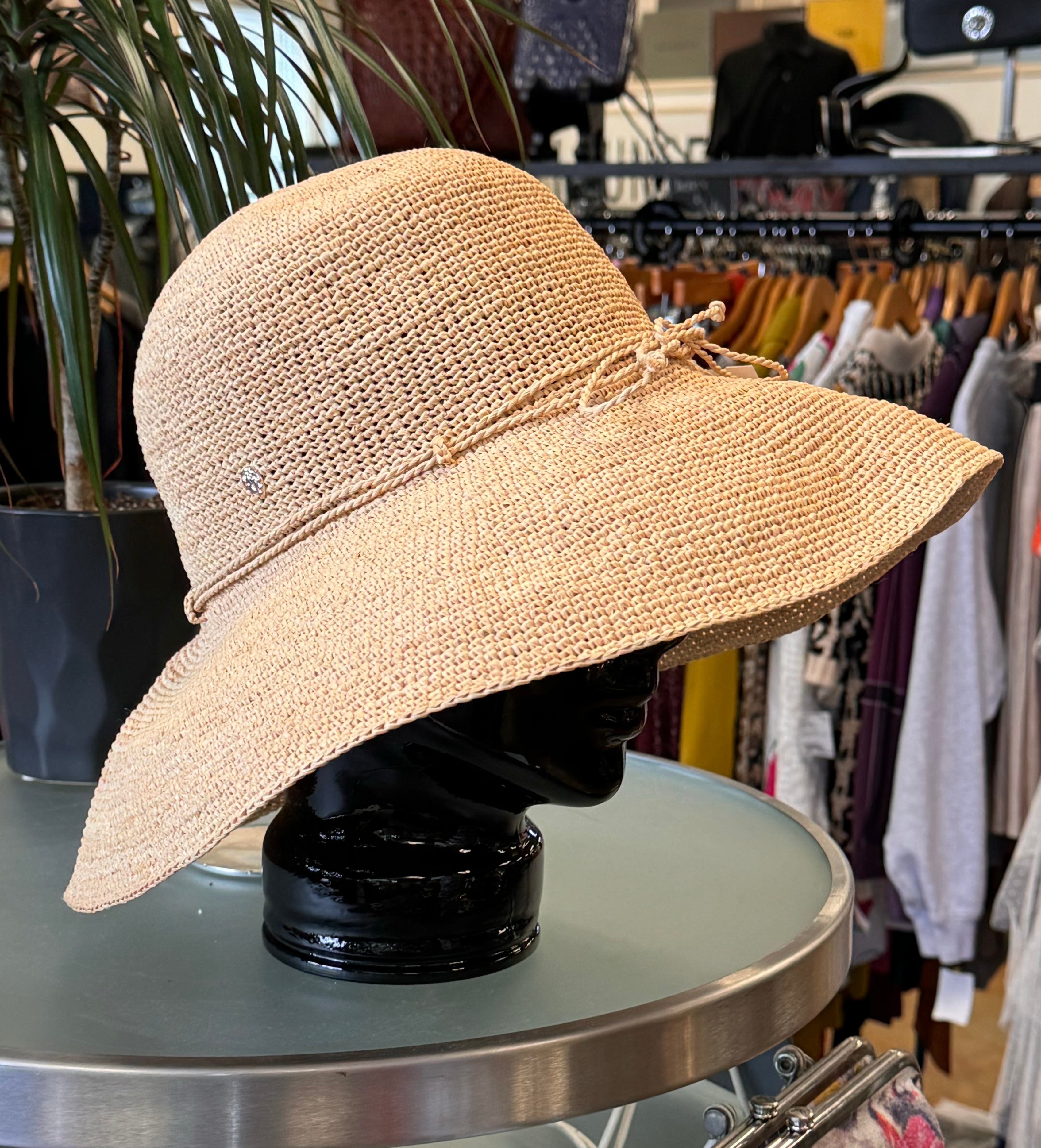 HELEN KAMINSKI Provence 12 Raffia Packable Sun Hat O/S