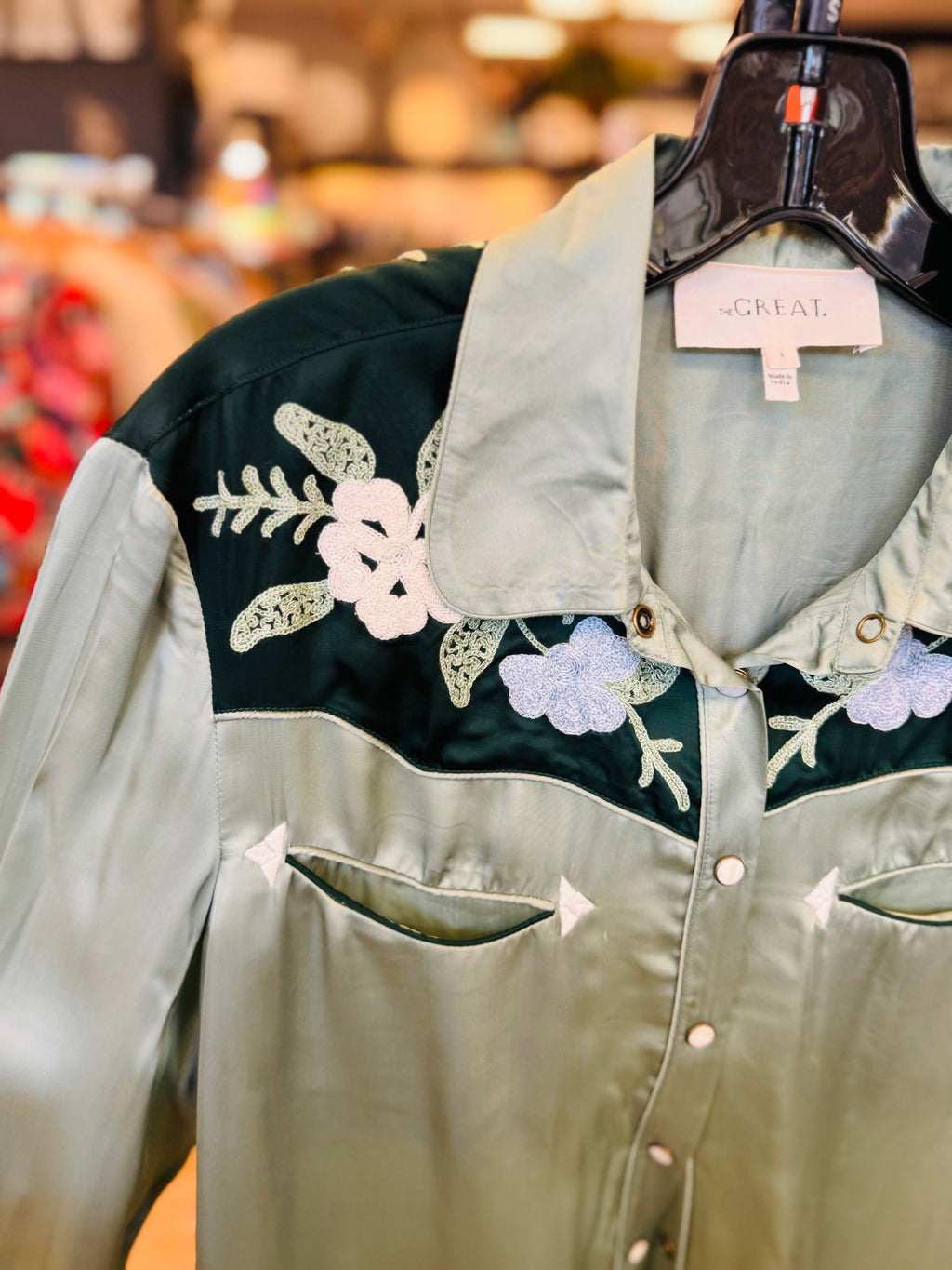 The GREAT. The Western Heritage Button Up Shirt Sz. 1 / Small
