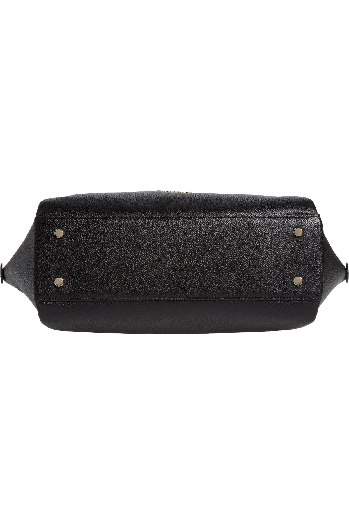 Kate Spade Black Grain Leather Medium Avenue Satchel New!