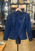 Laura Galic Military Style Wrap Blazer - XS