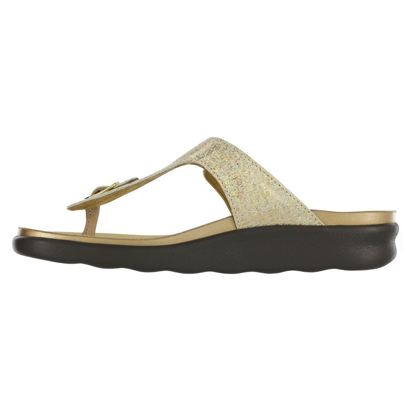 SAS Gold Sanibel Thong Strap Sandals Sz. 11 NEW w/Box!