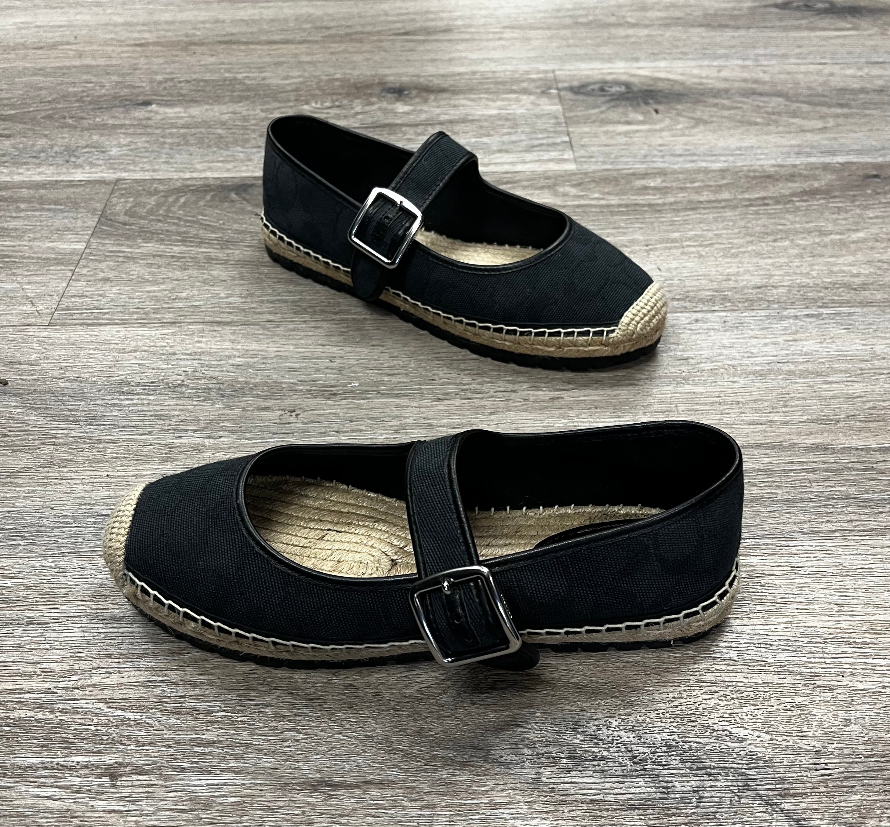 COACH Courtney Canvas Espadrilles Sz. 8