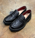 BED/STU Leather Reina Heeled Loafers Sz. 9 1/2