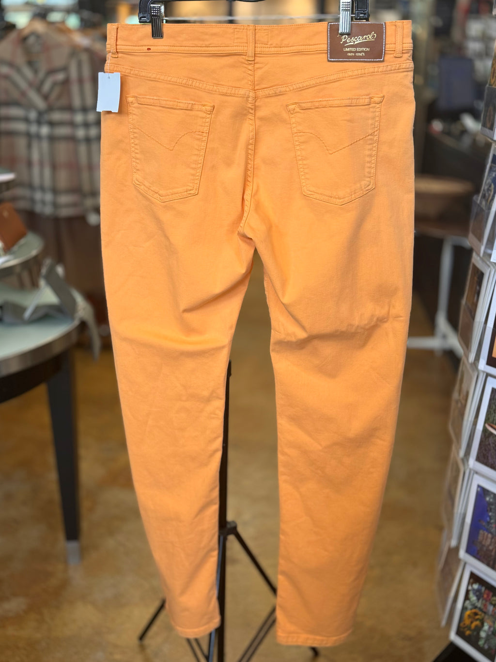 Marco Pescarolo Men’s Orange Pants Sz. 56 / 38
