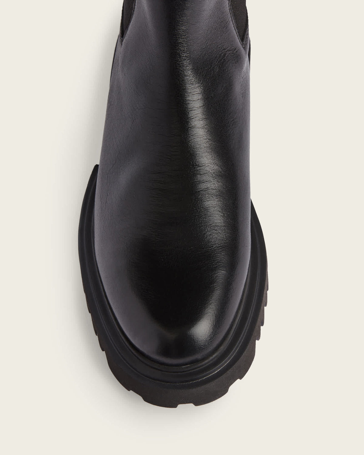 ALL SAINTS Black Hallie Lug Sole Chelsea Boots Sz. 9 New!