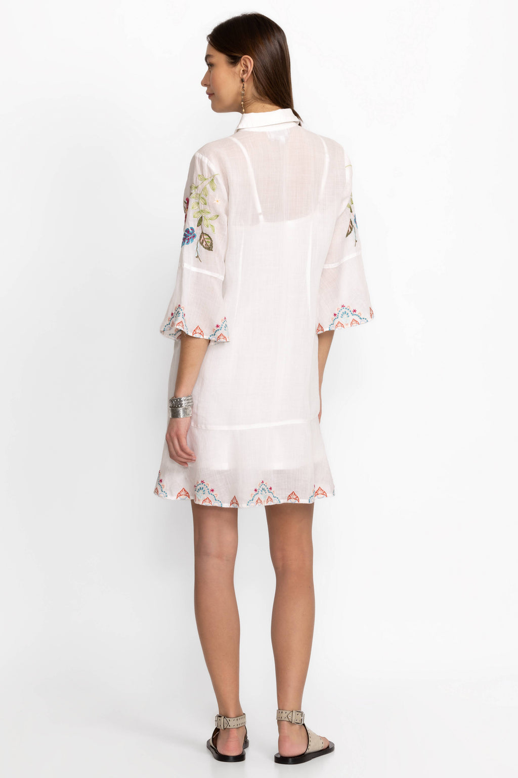 SOLD! Johnny Was Emika Tiered Flounce Dress - Large