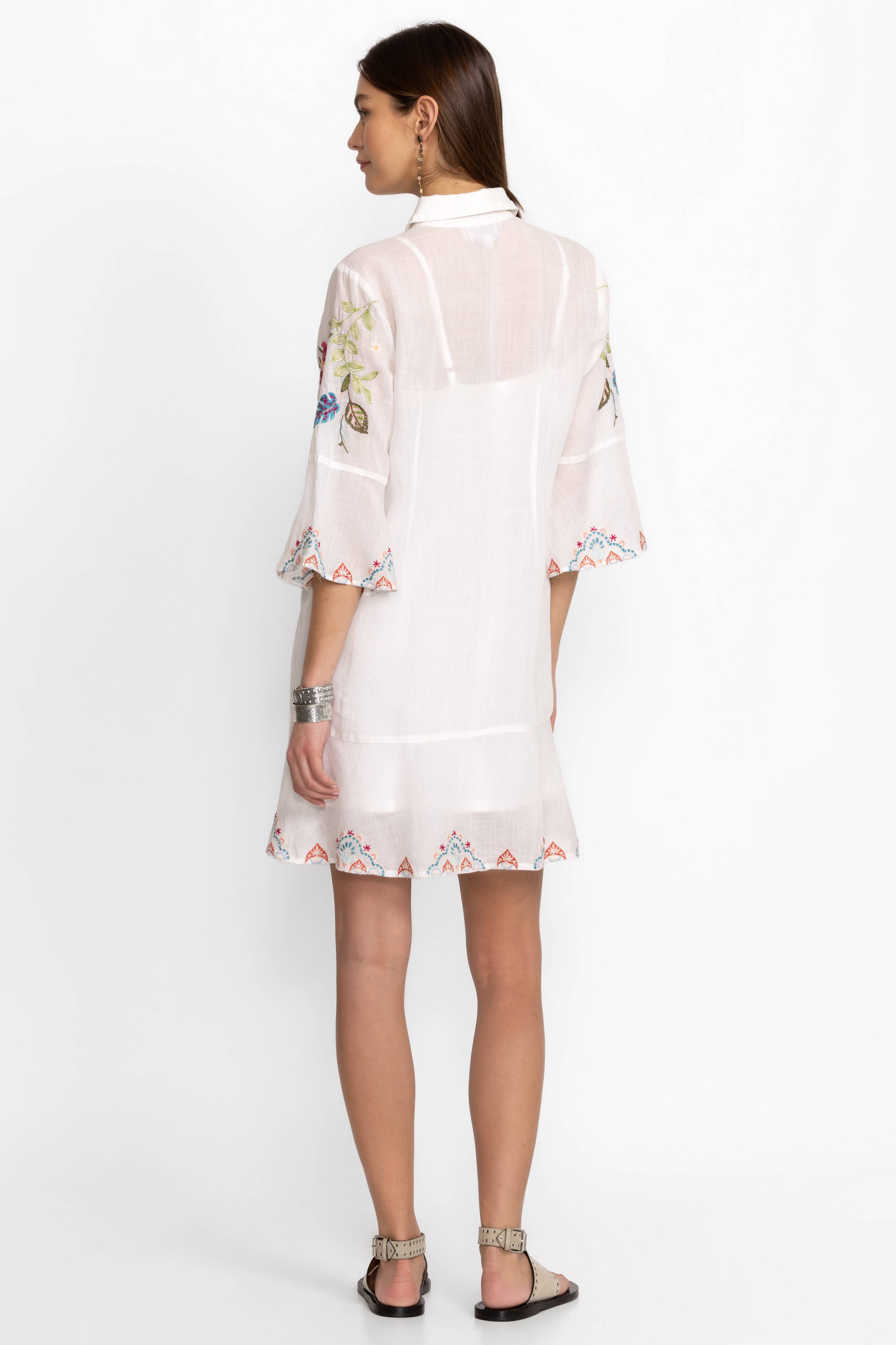SOLD! Johnny Was Emika Tiered Flounce Dress - Large