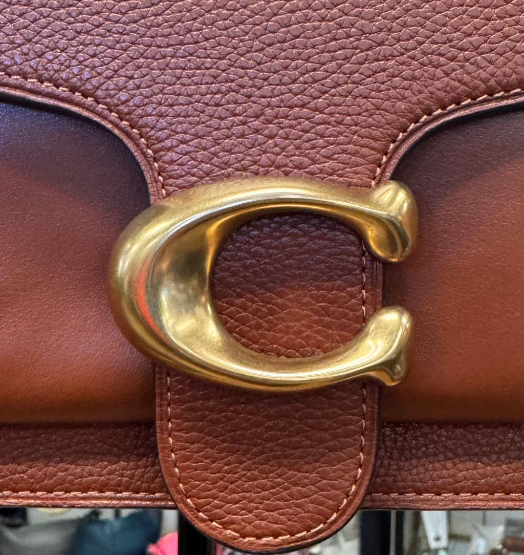 COACH Brown Leather Tabby 2Way Shoulder Bag
