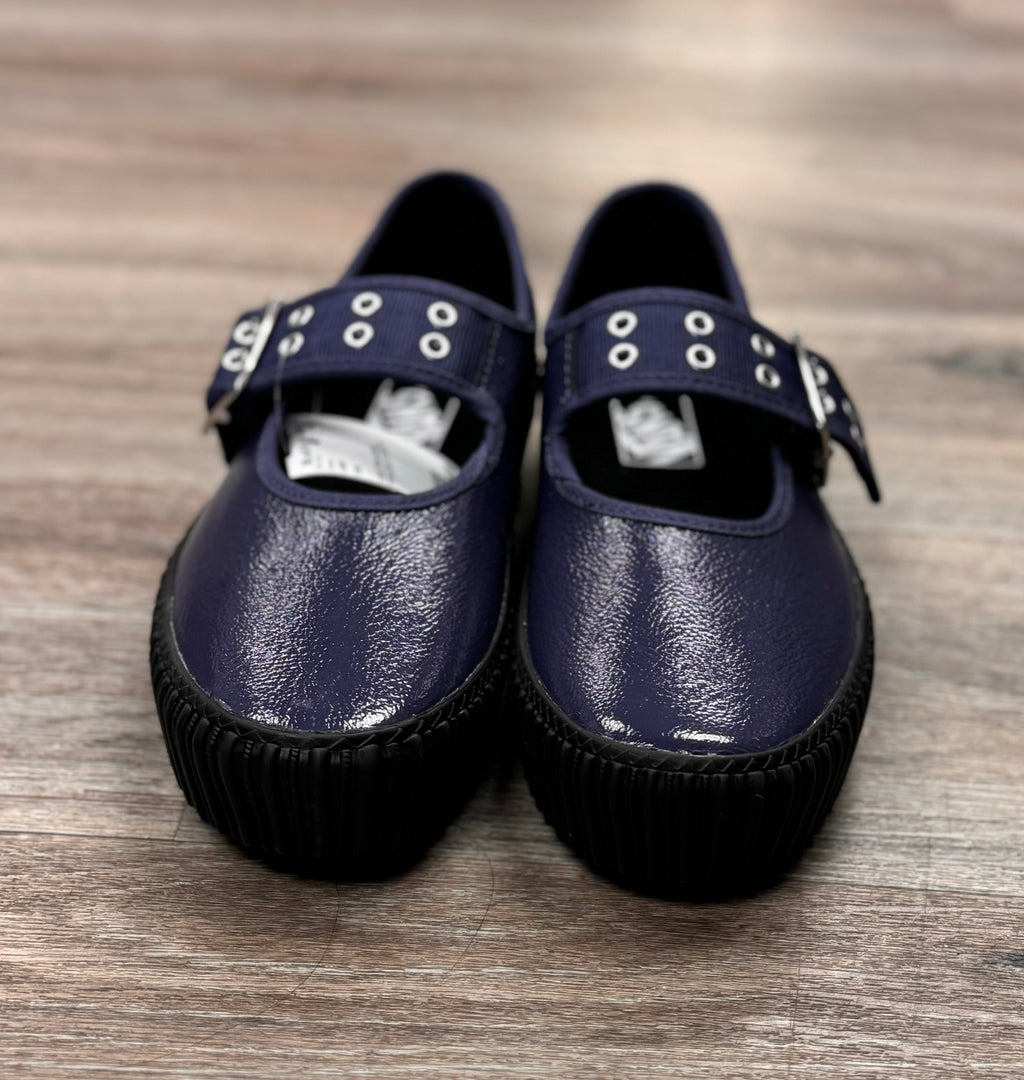 VANS Scarpe Mary Jane Creeper Navy Shoes (New) Sz. 8