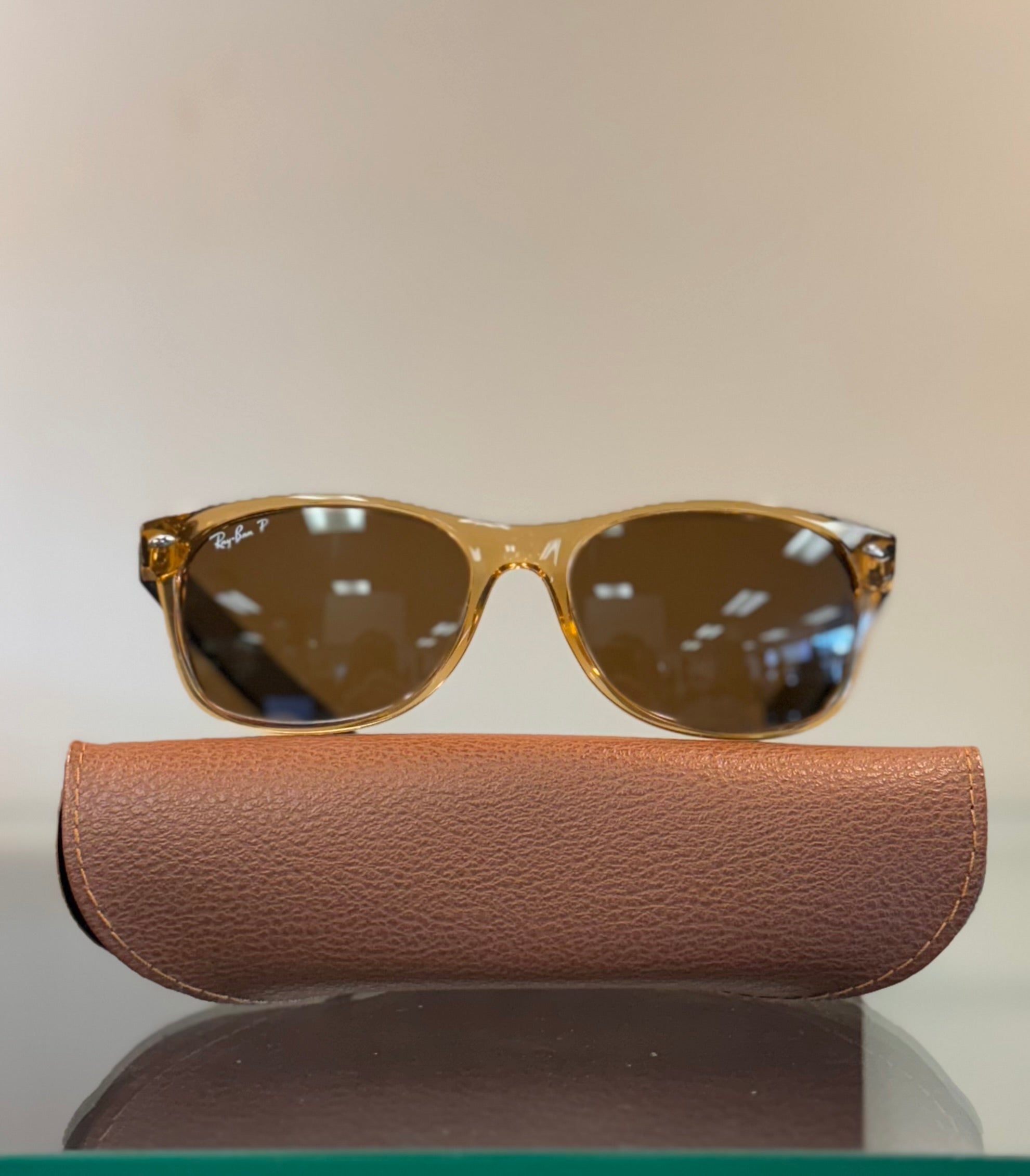 SOLD! Ray Ban Polarized Wayfarer Sunglasses w/Case!