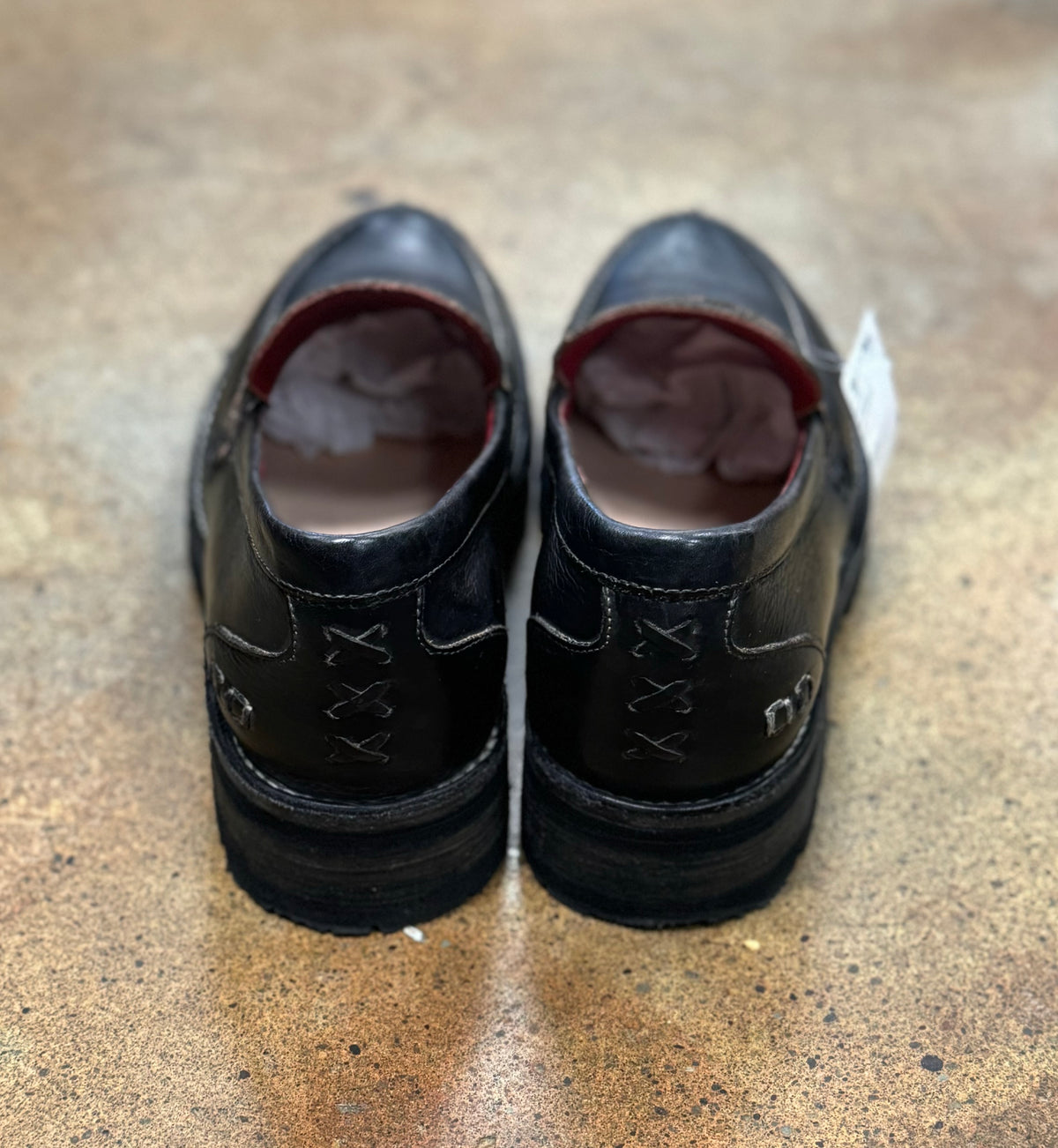 BED/STU Leather Reina Heeled Loafers Sz. 9 1/2