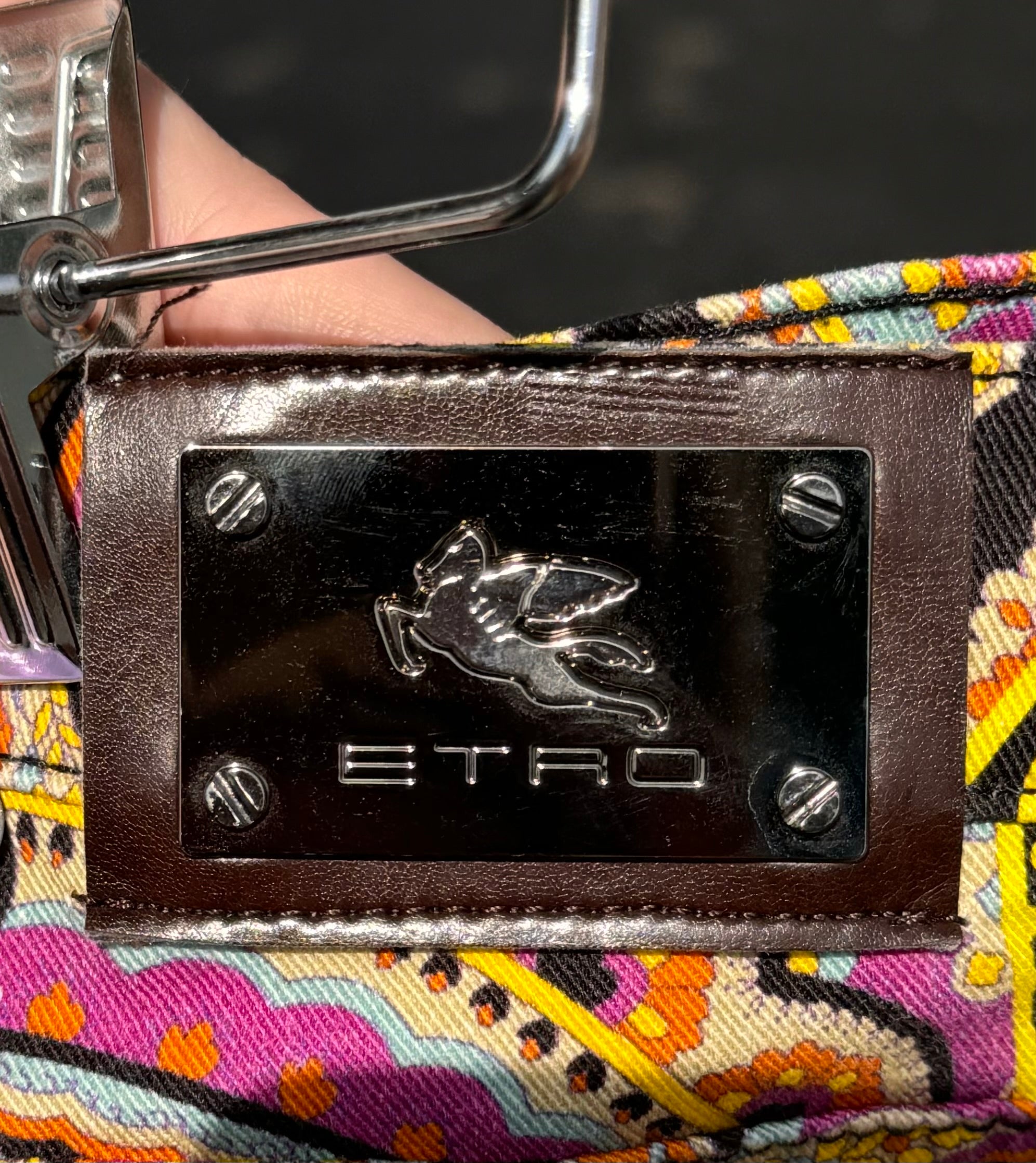 ETRO Multi-Color Rock Paisley Pants Sz. 29