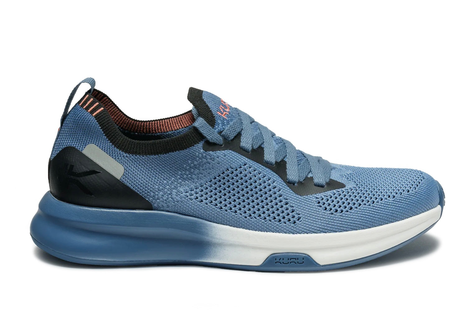 KURU Blue Flux Knit Tennis Shoes Sz. 8 1/2