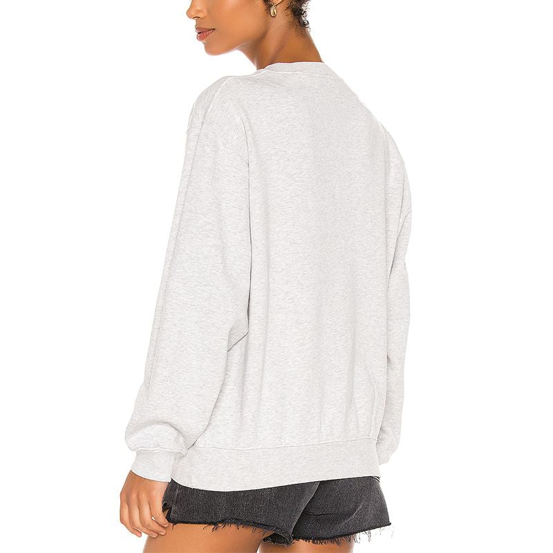 ANINE BING + KATE MOSS Ramona Grey Sweatshirt - Large