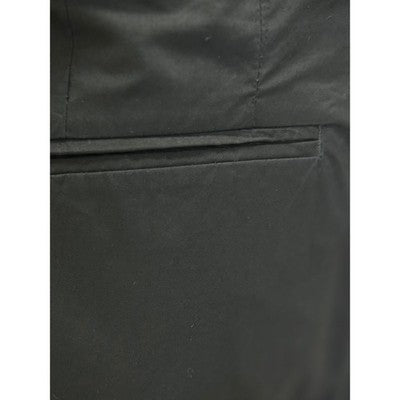 MONCLER Black Kei Ninomiya Wide Straight Leg Light-Weight Ruffled Pants Sz. 6