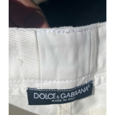 Authentic Dolce & Gabbana Milano Italia White Skinny Denim Jeans - Sz. 4