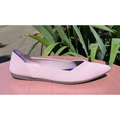 ROTHY’S Purple Knit Pointed Toe Ballet Flat Shoes Sz. 9