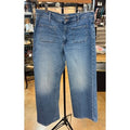 SOLD! MOTHER Blue Patch Pocket Maven Denim Wide Leg Mid Rise Ankle Jeans Sz. 31