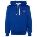 COMME des GARCONS Play Blue Men's Heart Drawstring Pullover Hoodie - XL