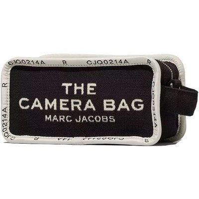 Marc Jacobs Black & White Canvas Crossbody The Camera Bag