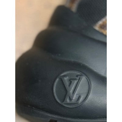 LOUIS VUITTON LV Black Archlight Sneaker Monogram Lace Up Chunky Shoes Sz. 38