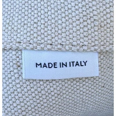 MANSUR GAVRIEL Cream & Yellow Canvas Leather Seashells Tote Shells Pascucci Bag