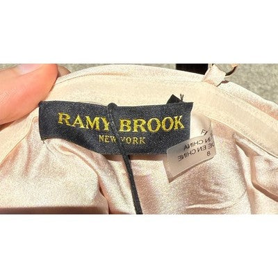 RAMY BROOK Sz. 8 Gold & Pink Axel Dress - New w/tags