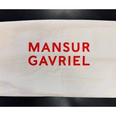 MANSUR GAVRIEL Cream & Yellow Canvas Leather Seashells Tote Shells Pascucci Bag