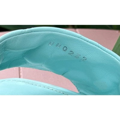 LOUIS VUITTON Revival Monogram Heels LV MG Sandals Leather NEW w/Box #BR0232 Sz. 39