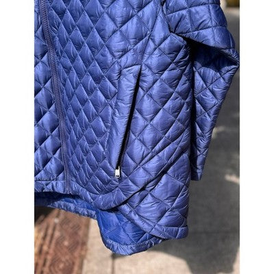 Athleta Blue Whisper Featherless Quilted Puffer I Enchanted Zip Jacket - 1X