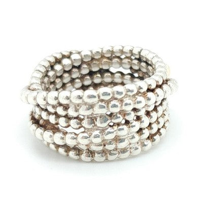 SOLD! PANDORA Sterling Silver & 14K Entangled Beauty LAB Diamond 925 ALE Ring Sz. 7