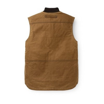 SOLD! Filson Dark Tan Men's Tin Cloth Insulated Work Vest 20172090 NEW - Small