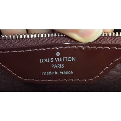 SOLD! LOUIS VUITTON BREA MM Electric Burgundy Patent EPI Leather Handbag