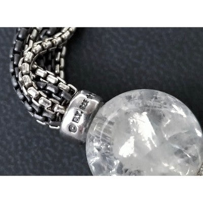 DAVID YURMAN 8-Strand Diamond Quatrefoil Ball Tapestry Necklace 42" RARE!