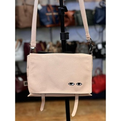 MIN & MON Harold Fanny Pack Groovy Reversible Leather Crossbody Bag