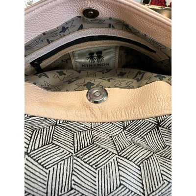 MIN & MON Harold Fanny Pack Groovy Reversible Leather Crossbody Bag