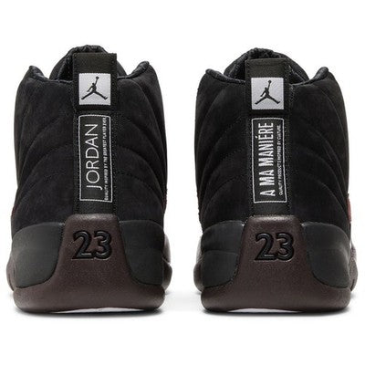 NIKE Air Jordan 12 Retro A Ma Maniere Black & Red Shoes DV6 sz. 6 1/2