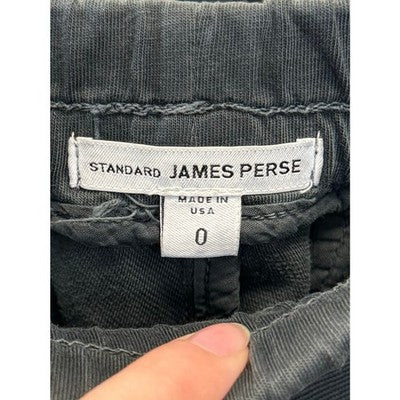 STANDARD JAMES PERSE Soft Drape Pant Drawstring Grey Pants Sz. 0
