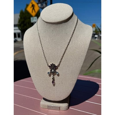 NICKY BUTLER Sterling Silver 925 Semi-Precious Gem Stone 18" Necklace