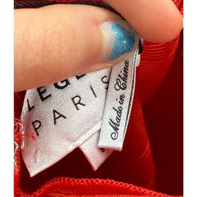HERVE LEGER Coral Poppy Red Bandage Mini Sleeveless Dress New w/tags Sz. 6