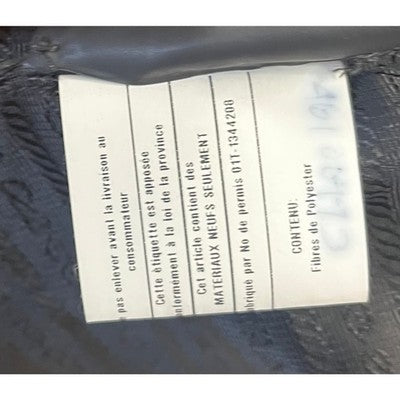 PRADA Black Zip Up Jacket Polyester 2 Pocket Women's Coat Sz. 40 - Small