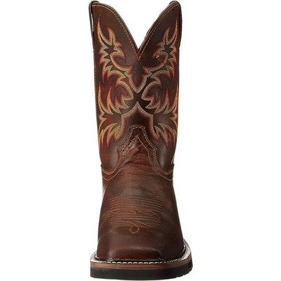 Justin Brown Men's Western Leather Driller 11" Waterproof Cowboy Boots Sz. 13