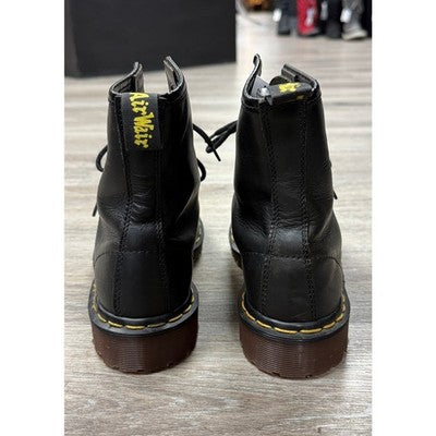 Vintage 90’s Dr. Martens Black Leather 1460 Combat England MIE (Rare) Boots Sz. 5