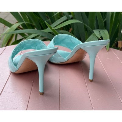 LOUIS VUITTON Revival Monogram Heels LV MG Sandals Leather NEW w/Box #BR0232 Sz. 39
