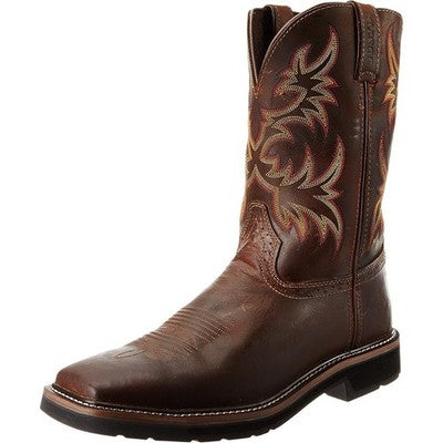 Justin Brown Men's Western Leather Driller 11" Waterproof Cowboy Boots Sz. 13