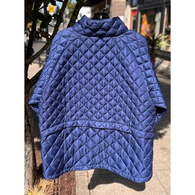 Athleta Blue Whisper Featherless Quilted Puffer I Enchanted Zip Jacket - 1X