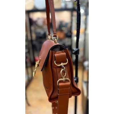 SOLD! CHLOE Caramel Brown Tess Small Day Bag Leather Top Handle Handbag NEW!