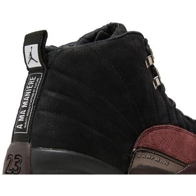 NIKE Air Jordan 12 Retro A Ma Maniere Black & Red Shoes DV6 sz. 6 1/2